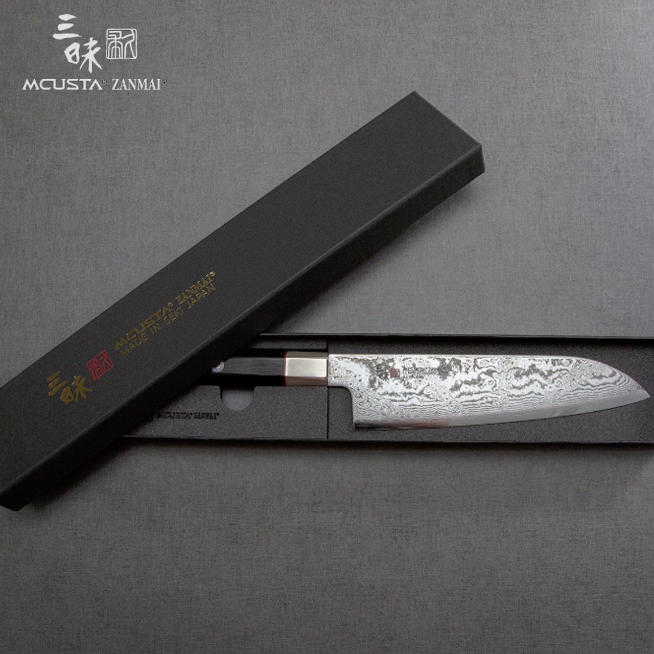 Coltello Gyuto 21 cm Mcusta Zanmai Hybrid Damascus Splash HZ2-3005DS - immagine 6