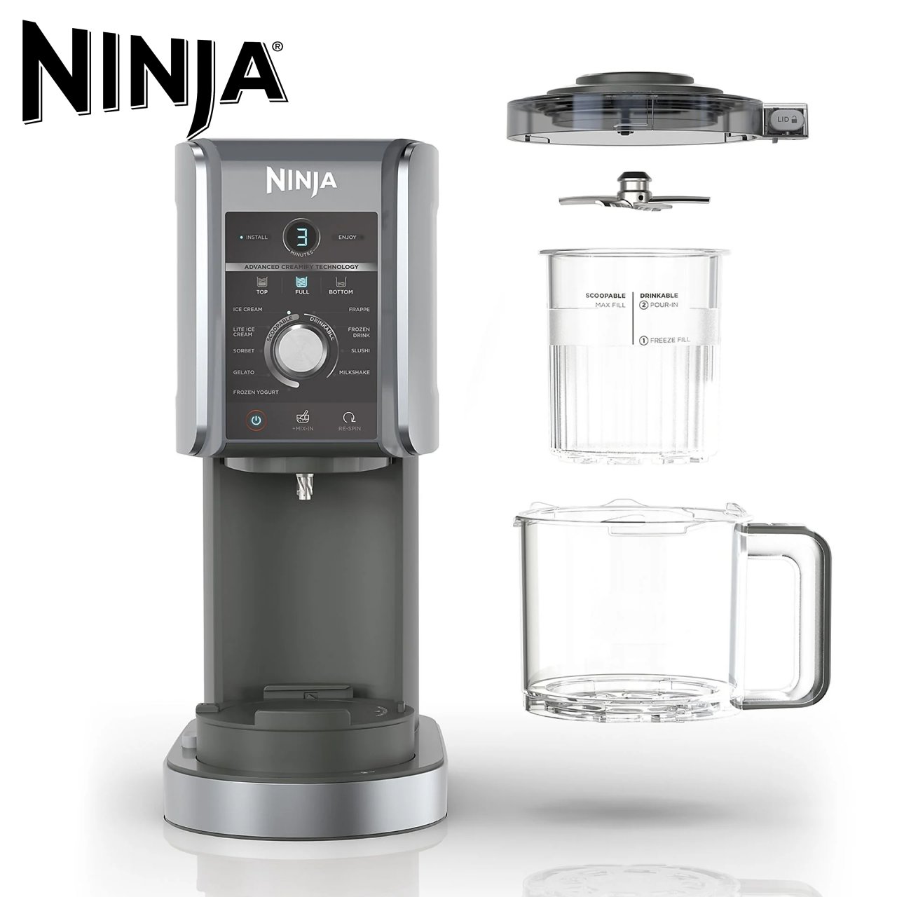 Gelatiera Ninja Creami Deluxe NC501EU - immagine 3