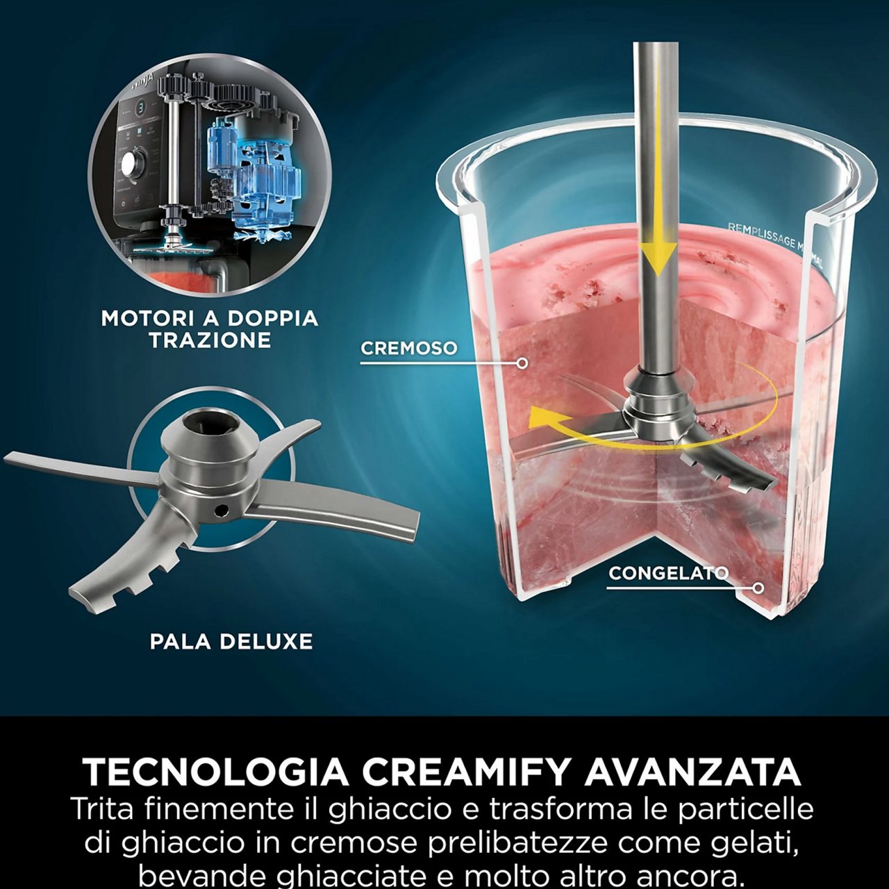 Gelatiera Ninja Creami Deluxe NC501EU - immagine 6