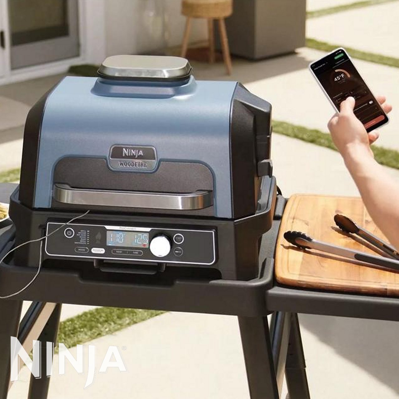 Barbecue ellettrico Ninja Woosdire Pro XL con affumicatore OG901EU - immagine 10