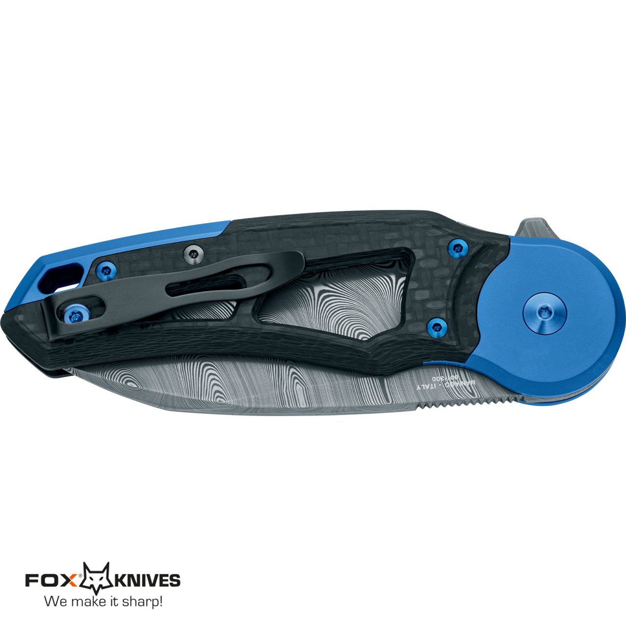 Coltello Fox Metamorphosis chiudibile Carbon Blue FX-556-B1 - immagine 3