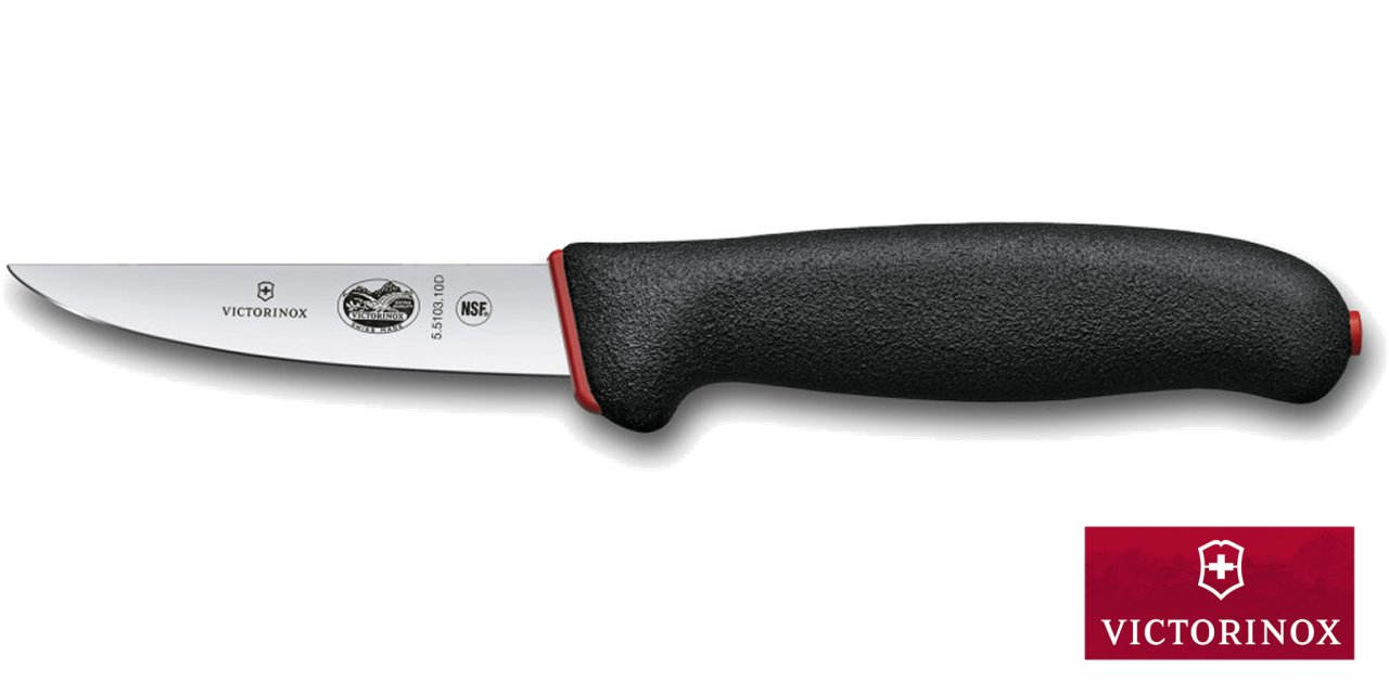 Coltello spelucchino 10 cm Victorinox Dual Grip V-5.5103.10D - immagine 2