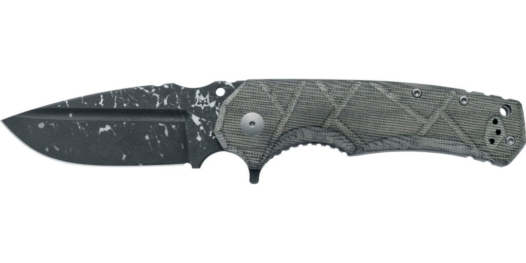 Coltello Fox Tactical Uro richiudibile Micarta verde FX-557