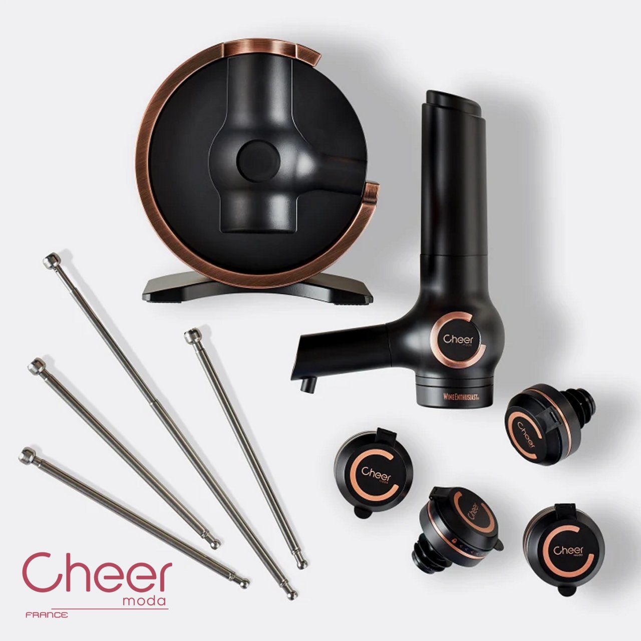 Sistema conservazione vino Connoisseur Cheer Moda CH23000 - immagine 3