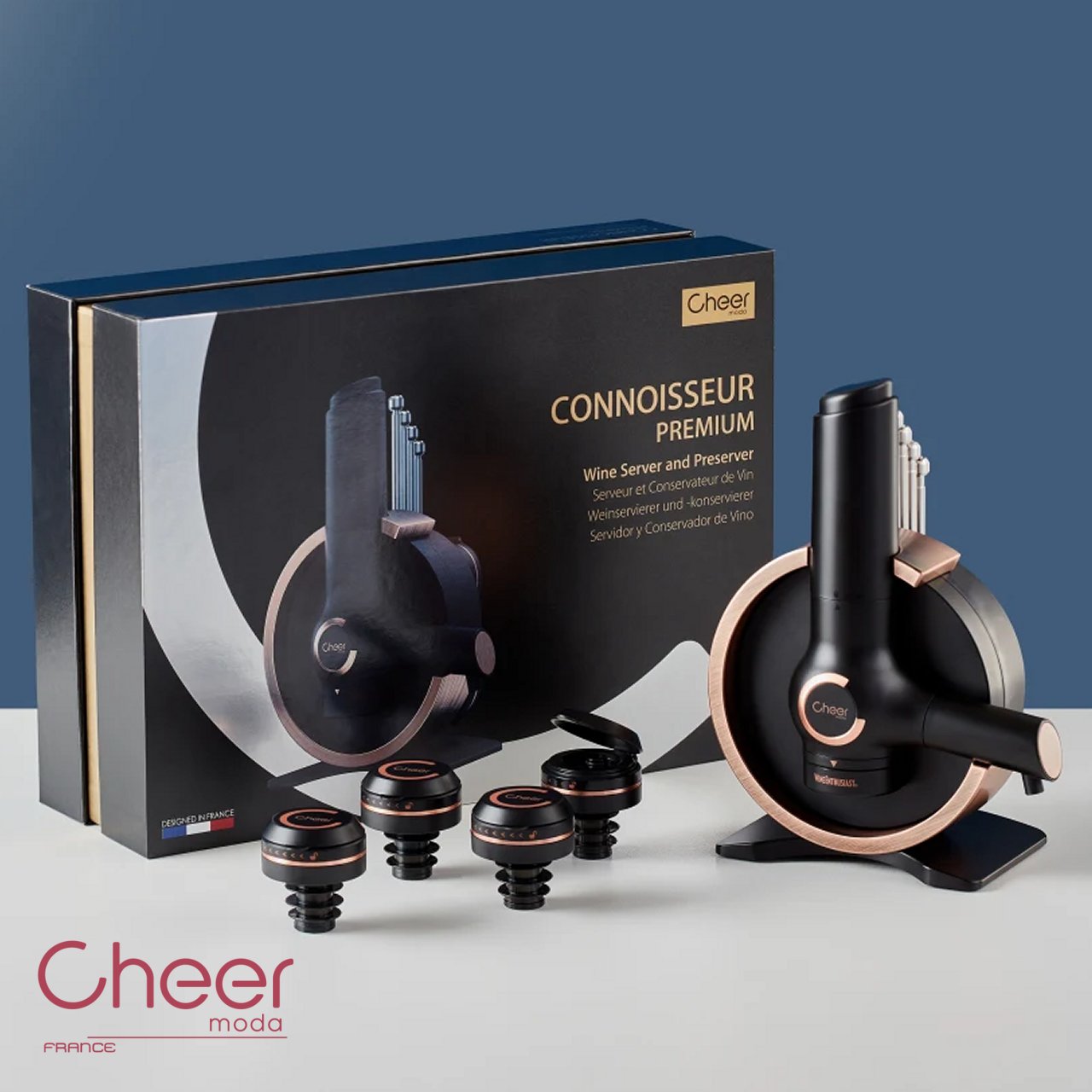 Sistema conservazione vino Connoisseur Cheer Moda CH23000 - immagine 9