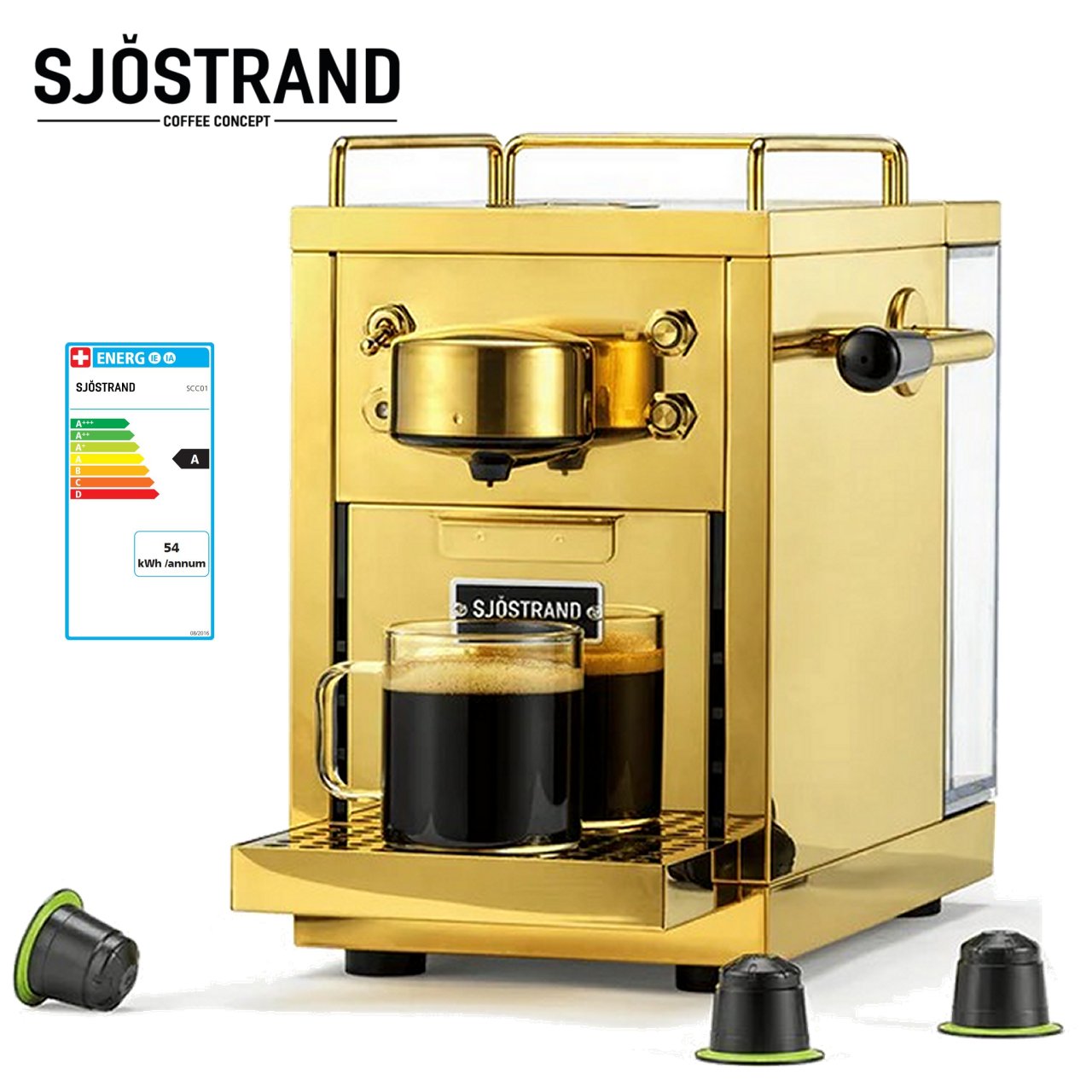 Macchina da caffè in capsule Sjostrand The Original Oro M1-BR-EU-A - immagine 3