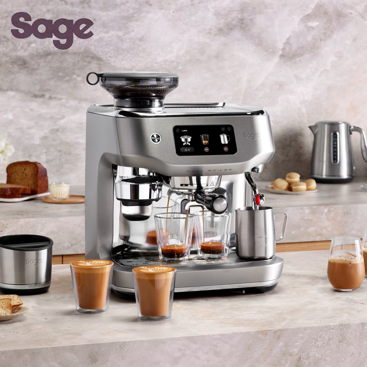 Sage macchina da caffè The Oracle™ Dual Boiler SES995BSS4EEU1 - immagine 11