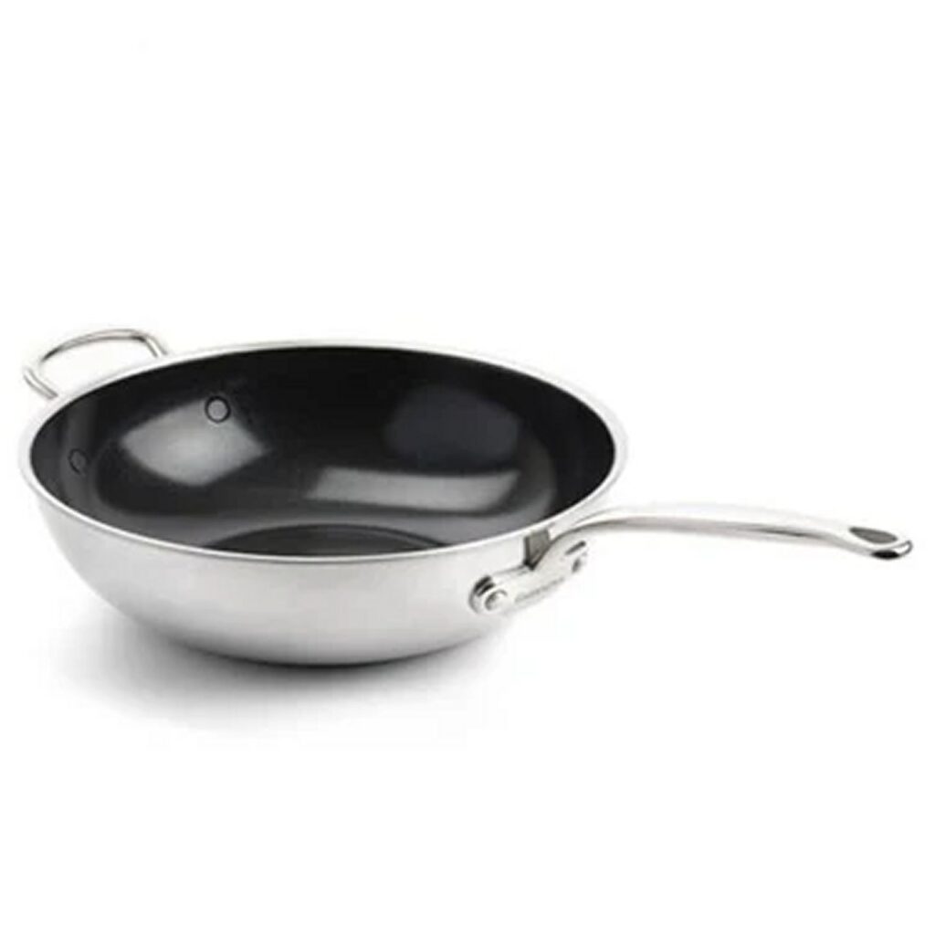 Wok GreenPan Premiere in acciaio inox 30 cm CC003821-001