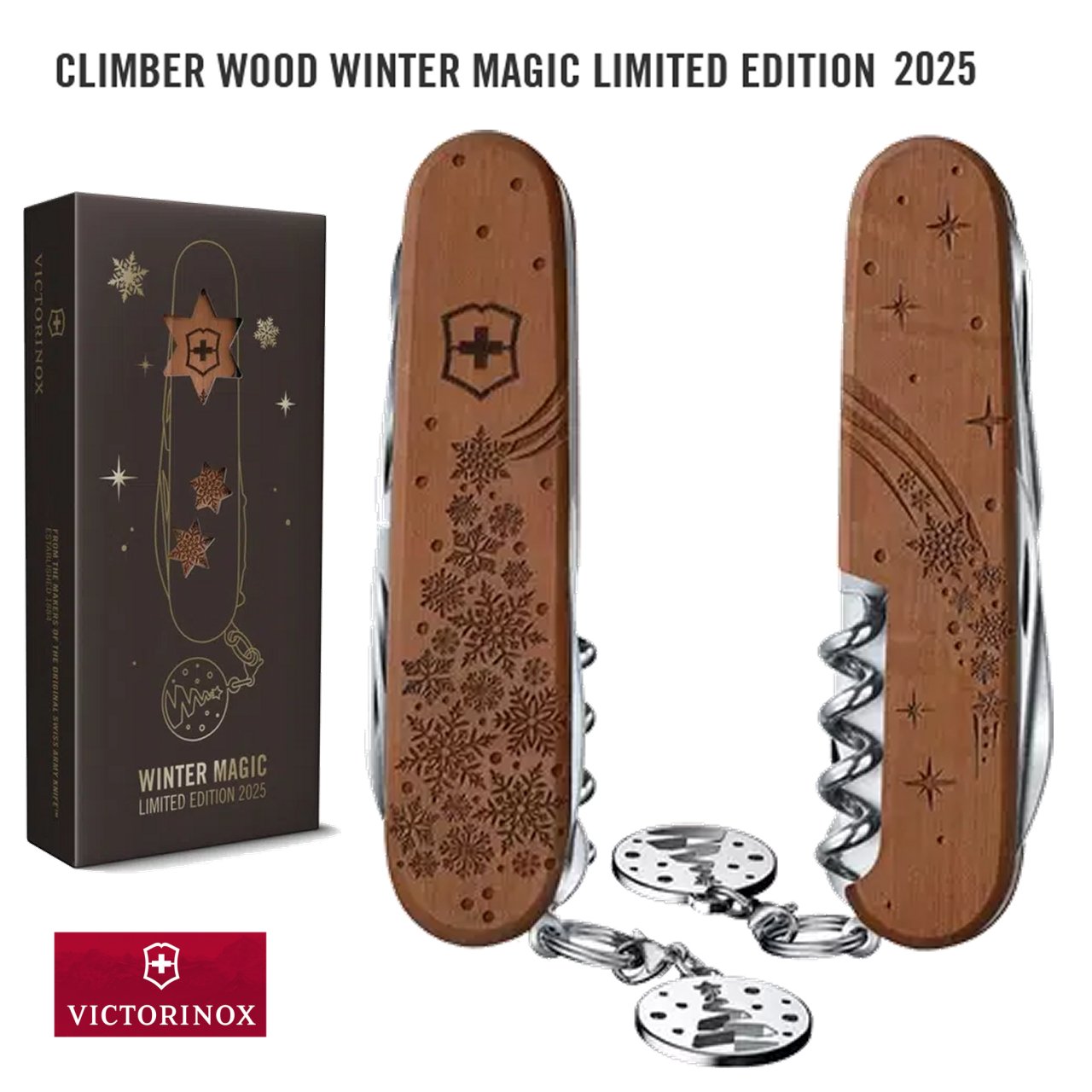 Multiuso Victorinox Climber Wood Winter Magic 2025 Limited Edition 1.3701.63E1 - immagine 2