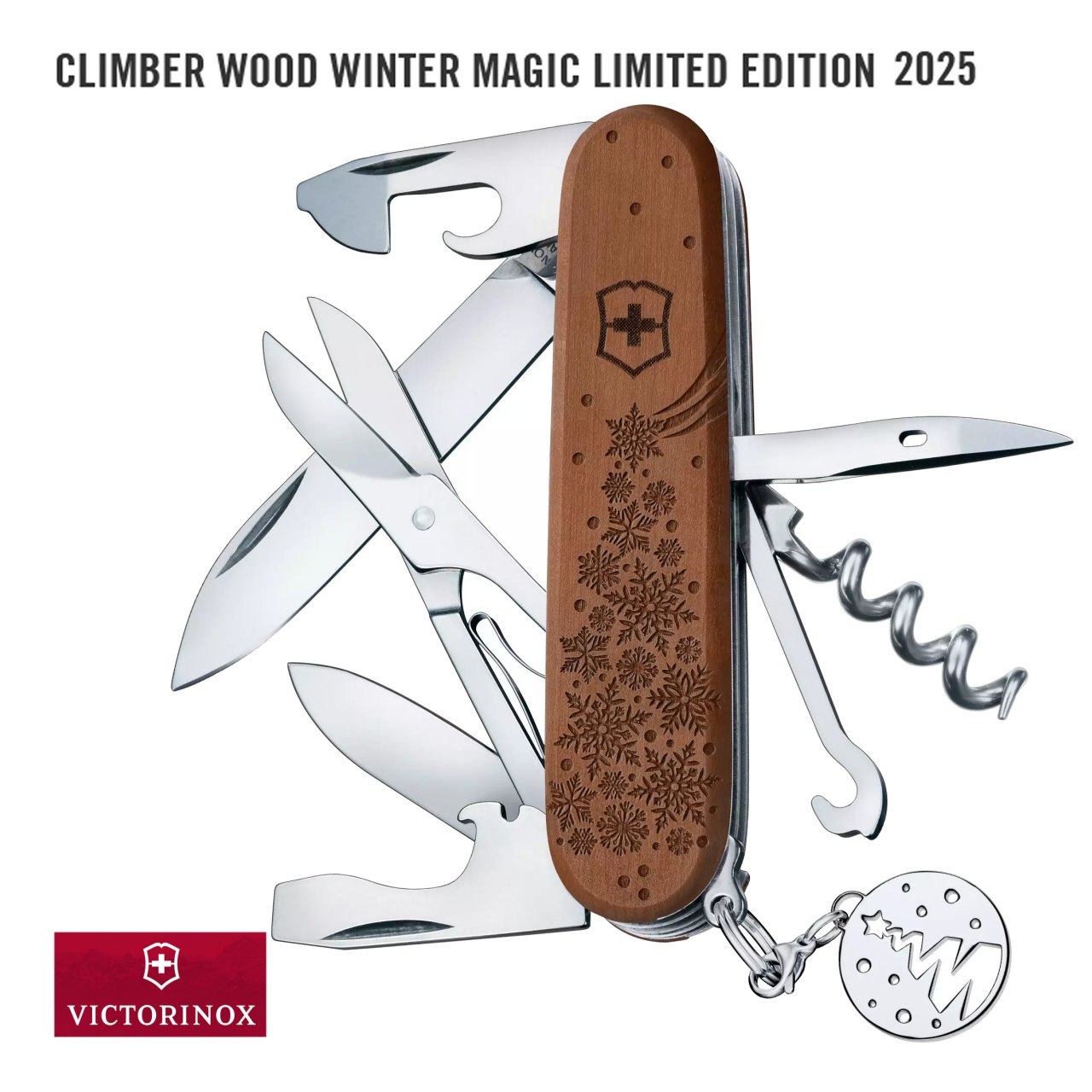 Multiuso Victorinox Climber Wood Winter Magic 2025 Limited Edition 1.3701.63E1 - immagine 3