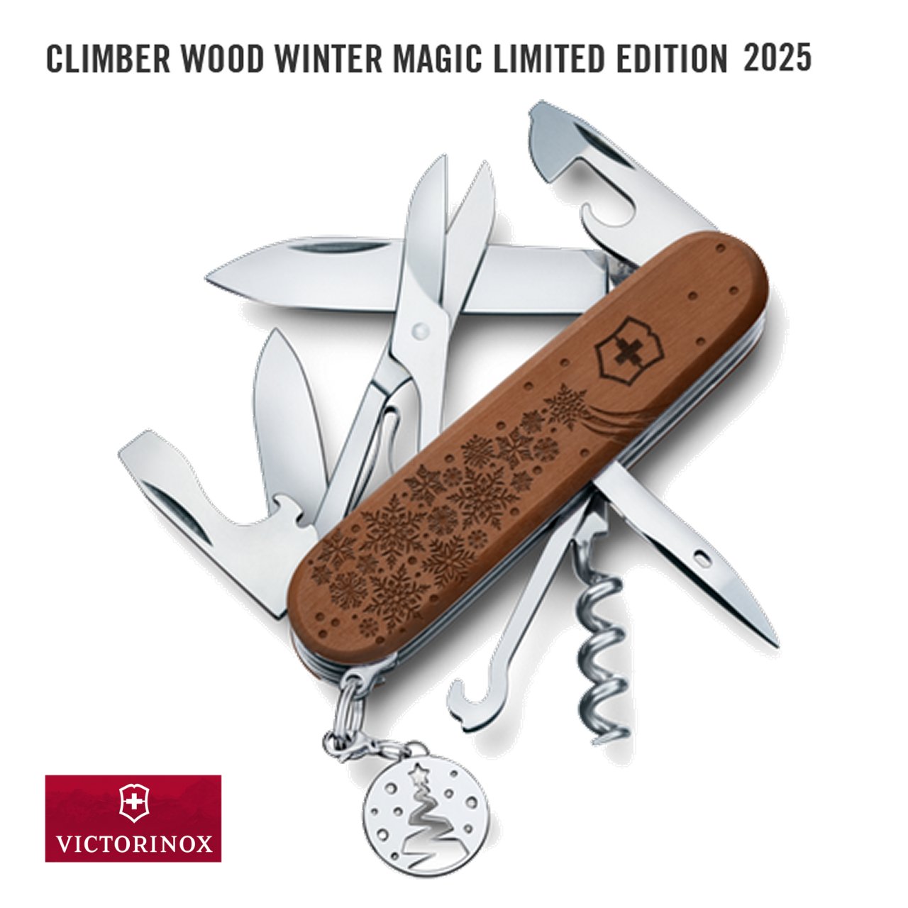 Multiuso Victorinox Climber Wood Winter Magic 2025 Limited Edition 1.3701.63E1 - immagine 4