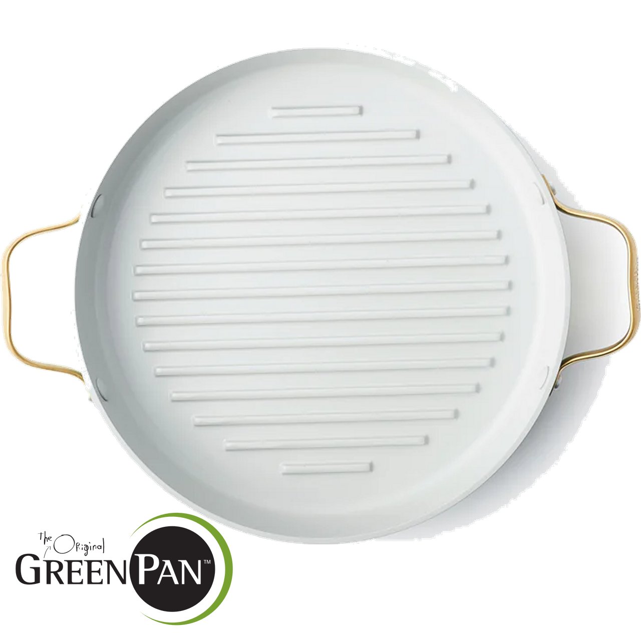 Bistecchiera GreenPan Padova 28 cm Sky Blue con coperchio CC002483-001 - immagine 5