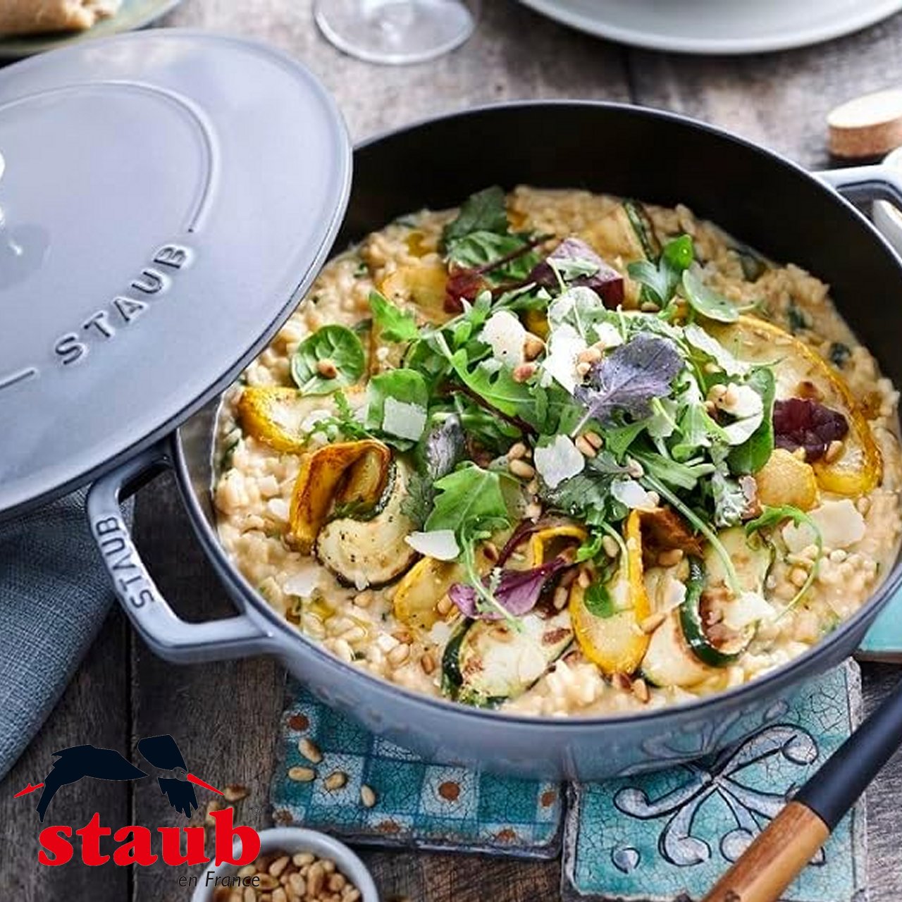 Tegame rotondo Staub Chistera 24 cm 40511-47 - immagine 7