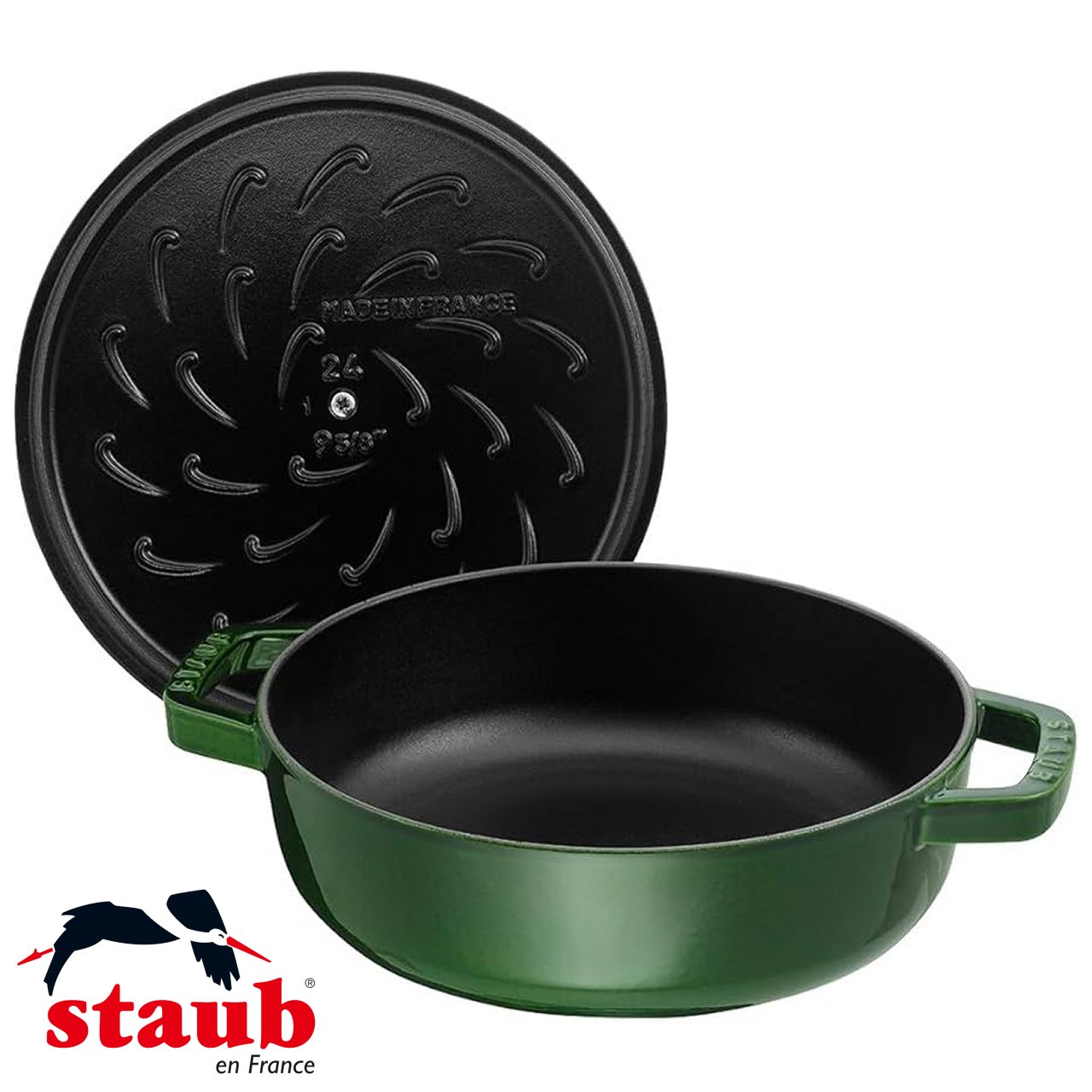 Tegame rotondo Staub Chistera 24 cm 40511-47 - immagine 3