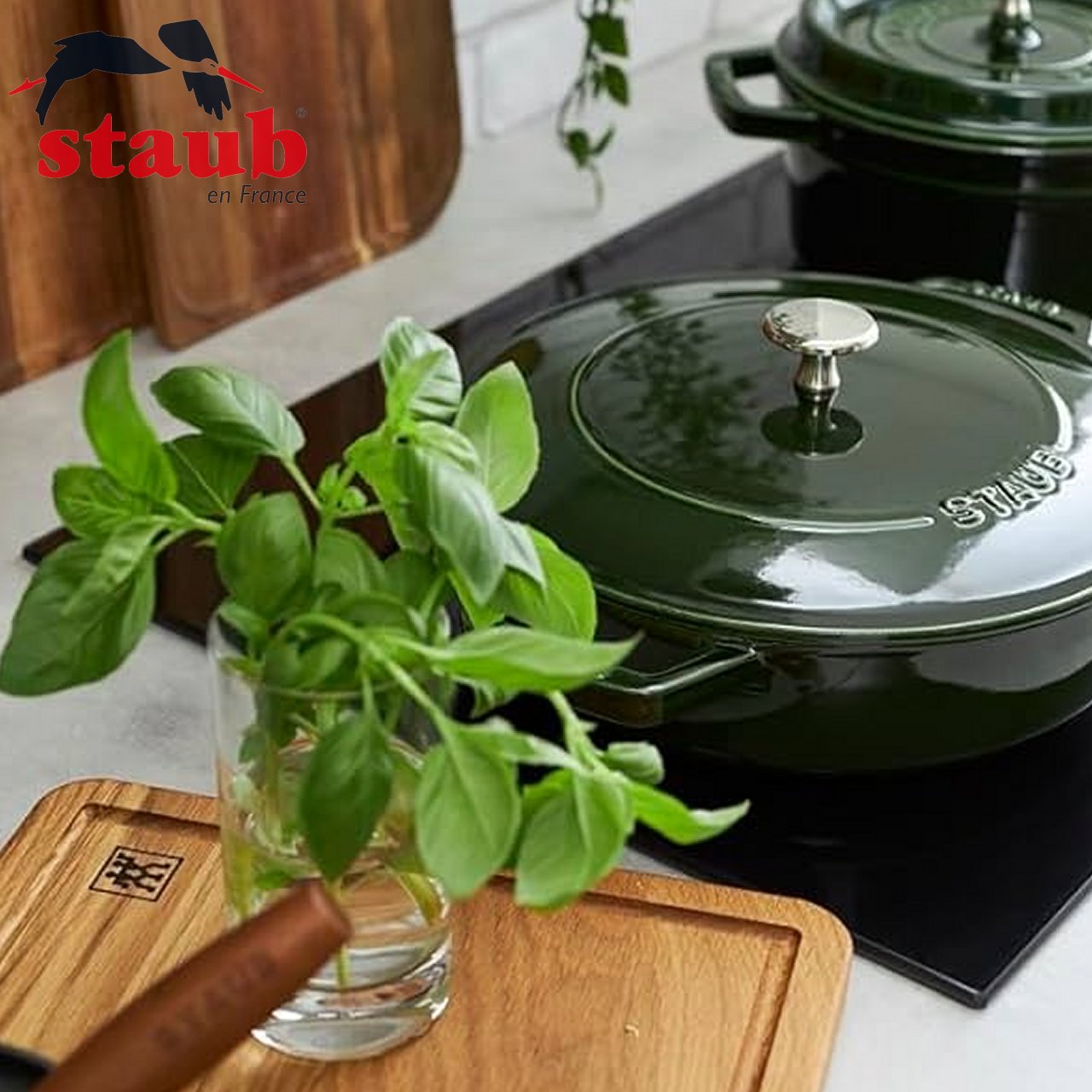 Tegame rotondo Staub Chistera 24 cm 40511-47 - immagine 5