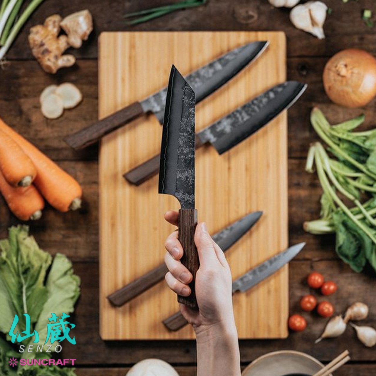 Coltello Bunka Suncraft Senzo Retro 16,5 cm GS-05 - immagine 8