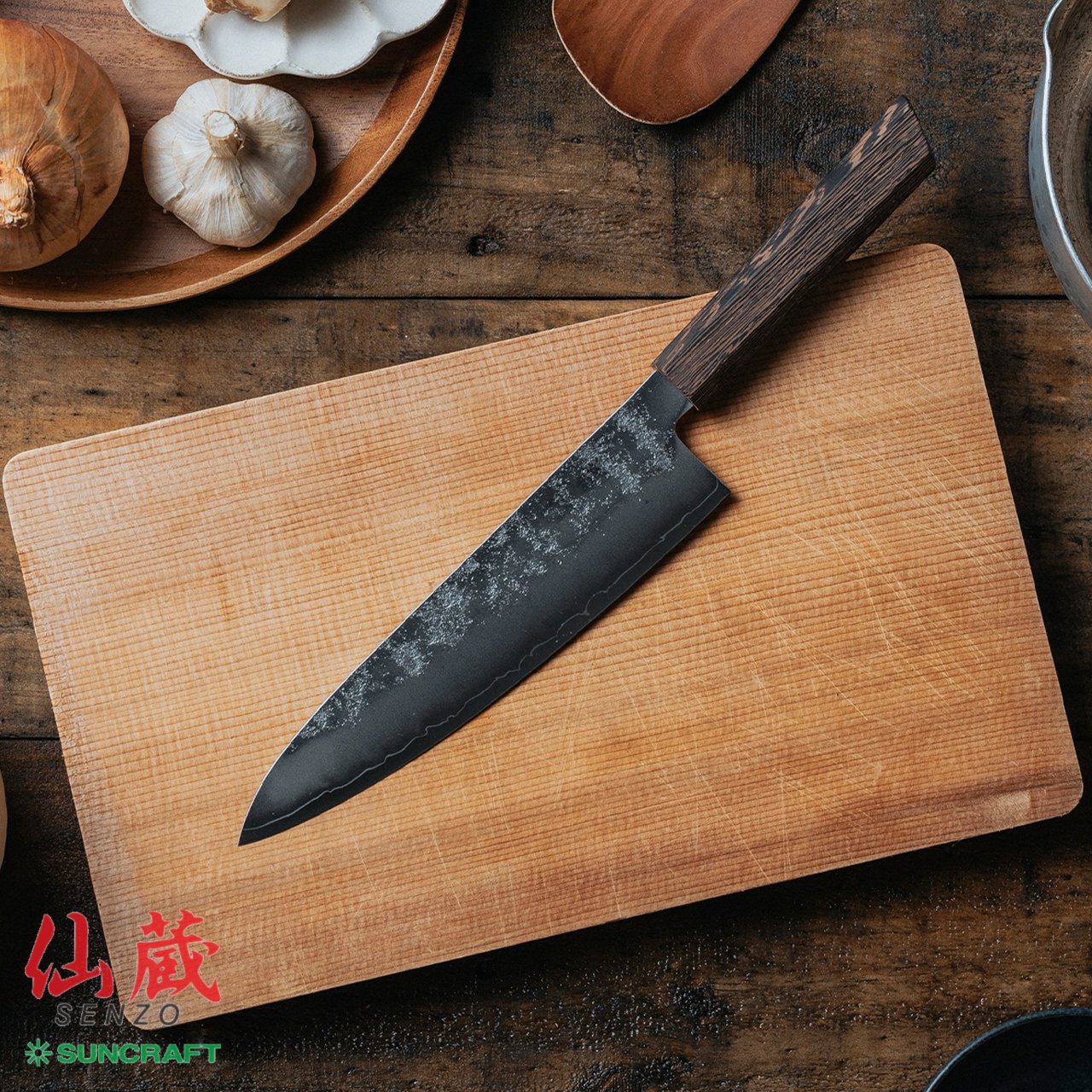 Coltello Gyuto Suncraft Senzo Retro 20 cm GS-04 - immagine 8