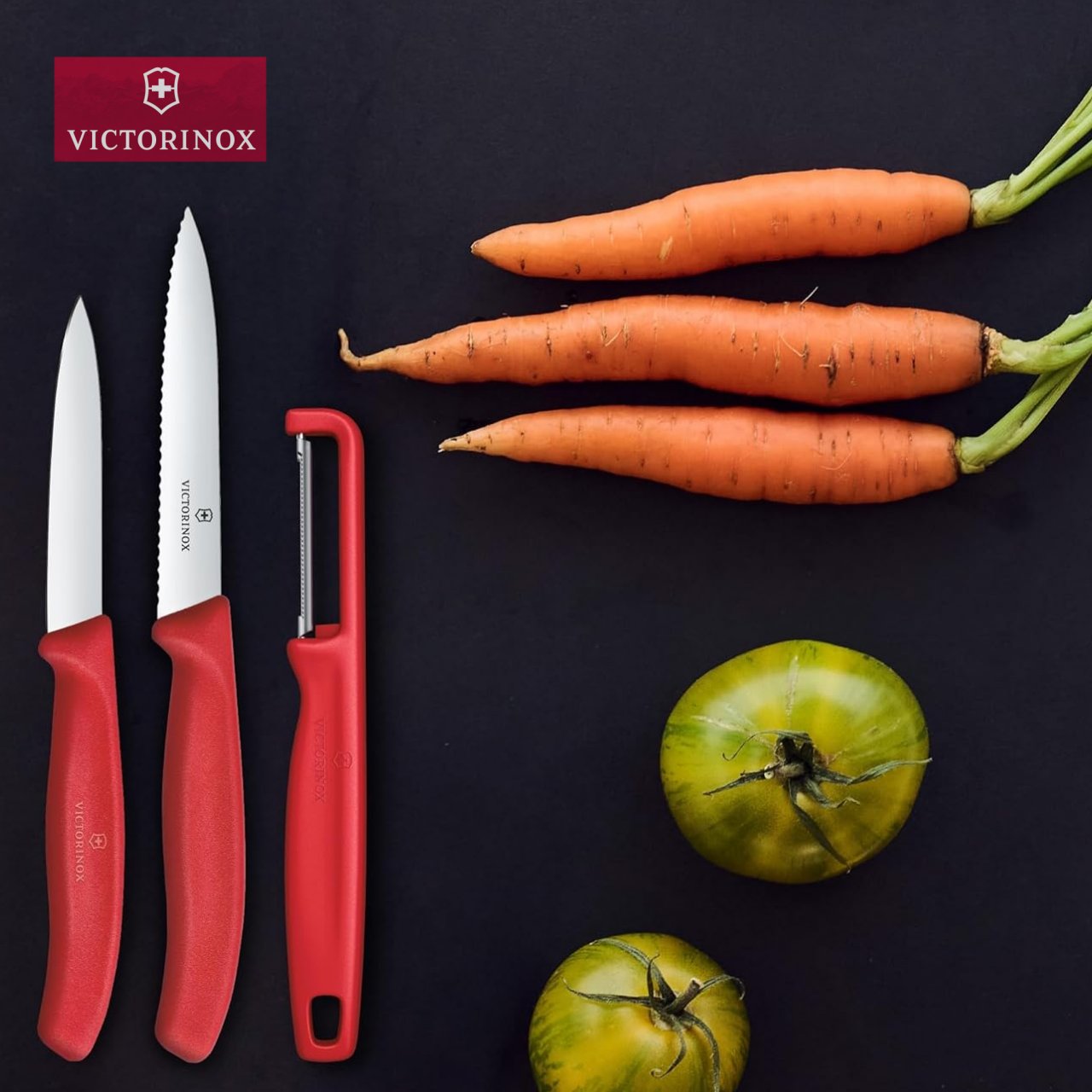 Set Victorinox Swiss Line di spelucchini con pelaverdure V-6.7113.33 - immagine 4