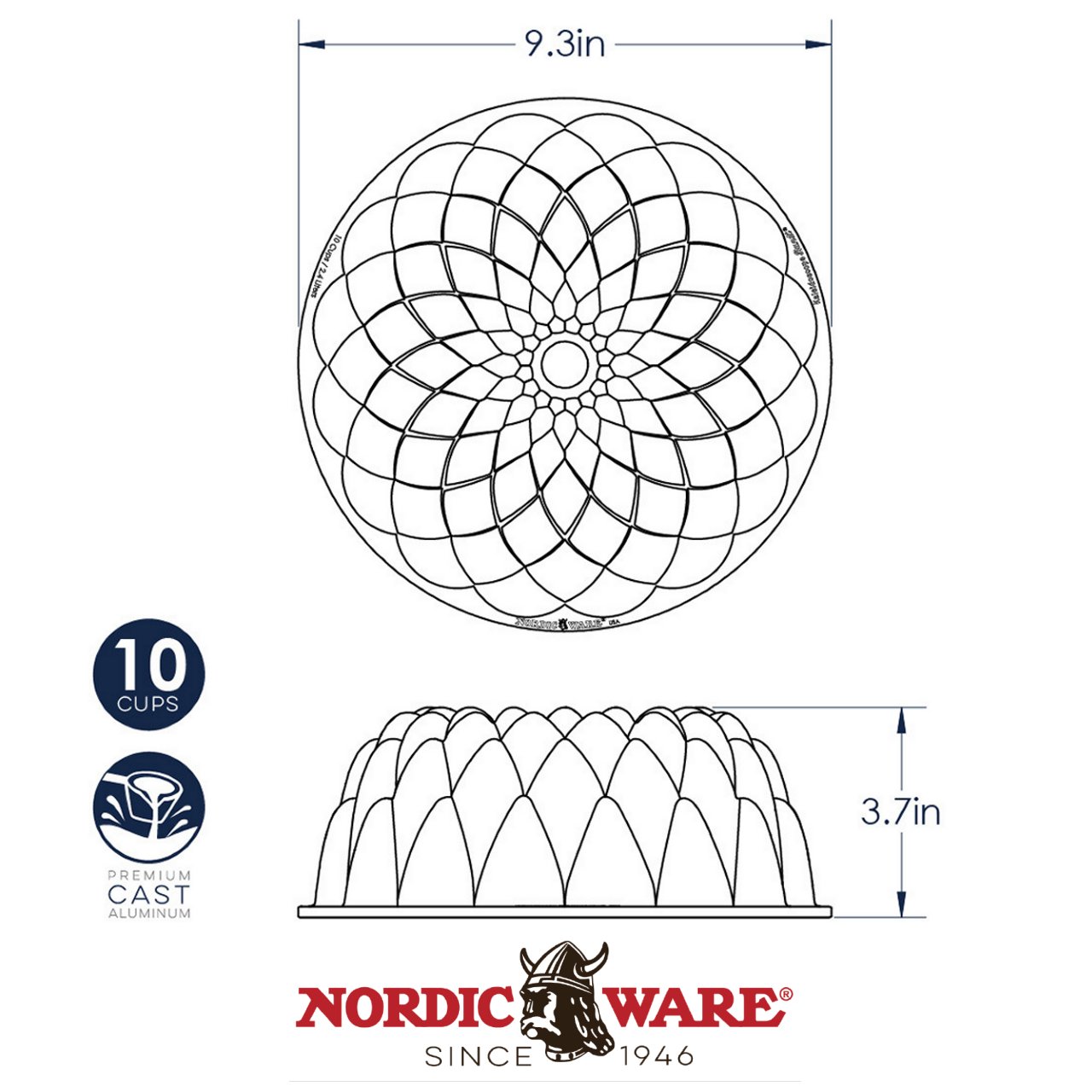 Stampo Nordic Ware Kaleoidoscope NW 96977 - immagine 7