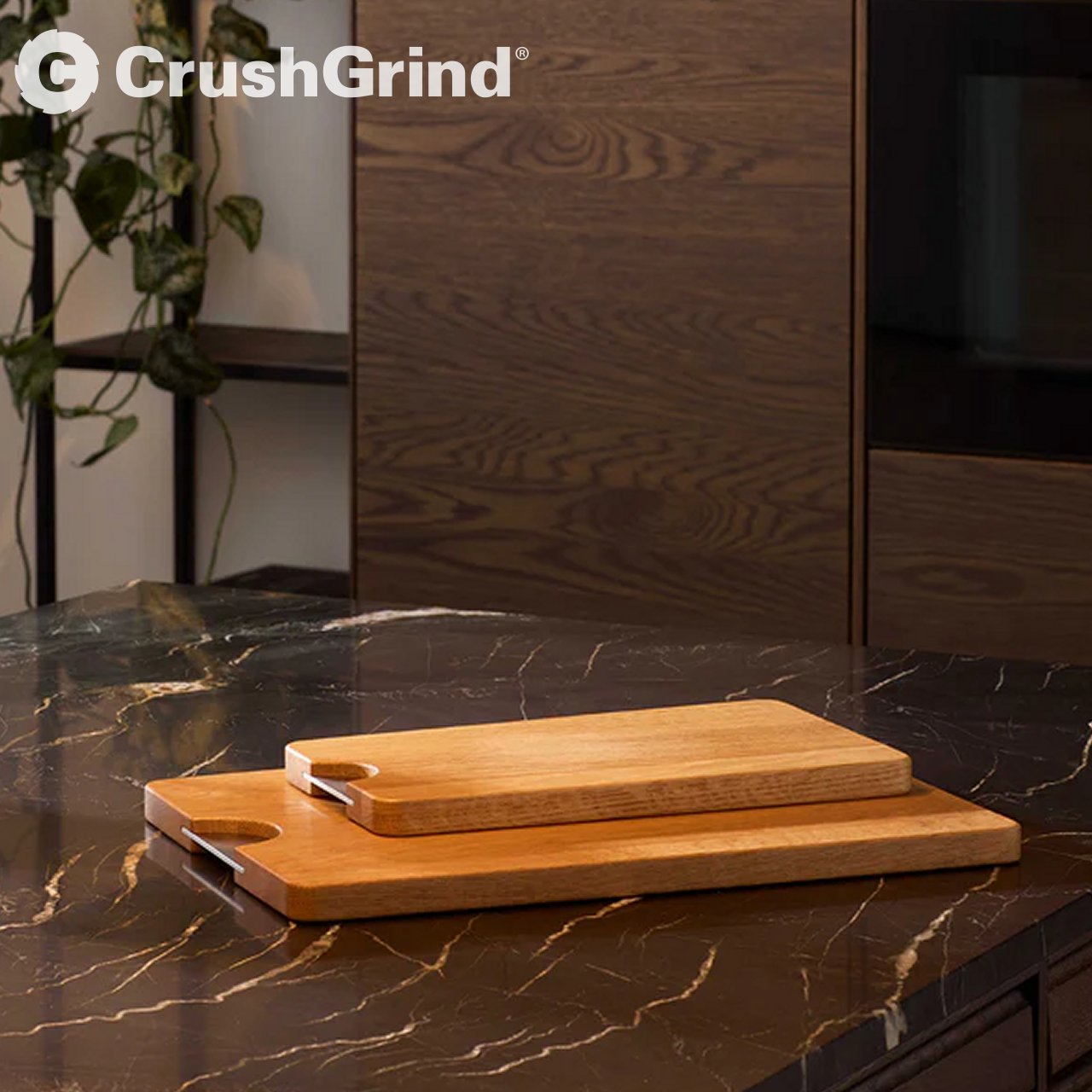 Tagliere Champagne CrushGrind in quercia 40 x 30 cm CGCHACBLOILWO - immagine 5