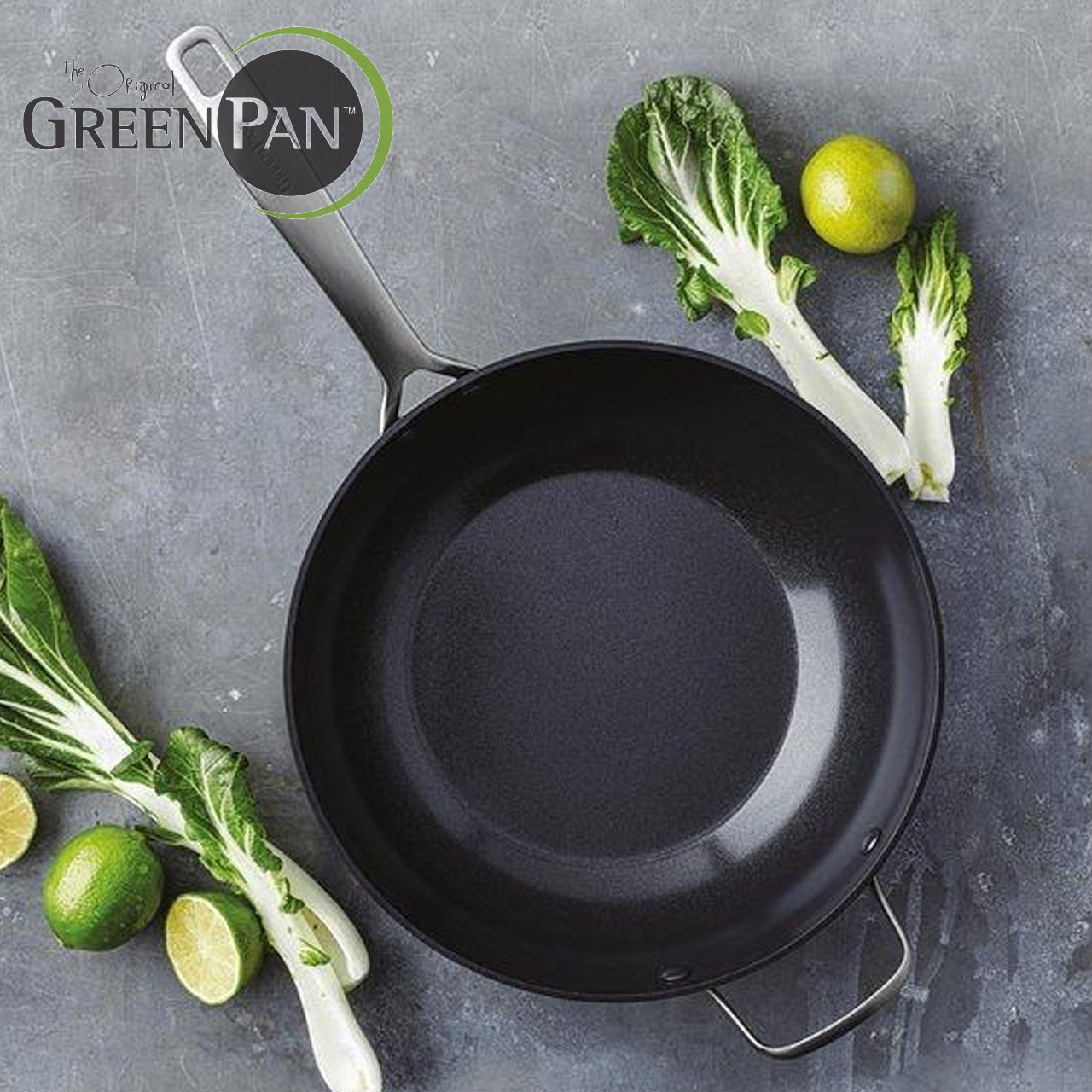 Wok GreenPan Copenhagen 30 cm CC003111-001 - immagine 9