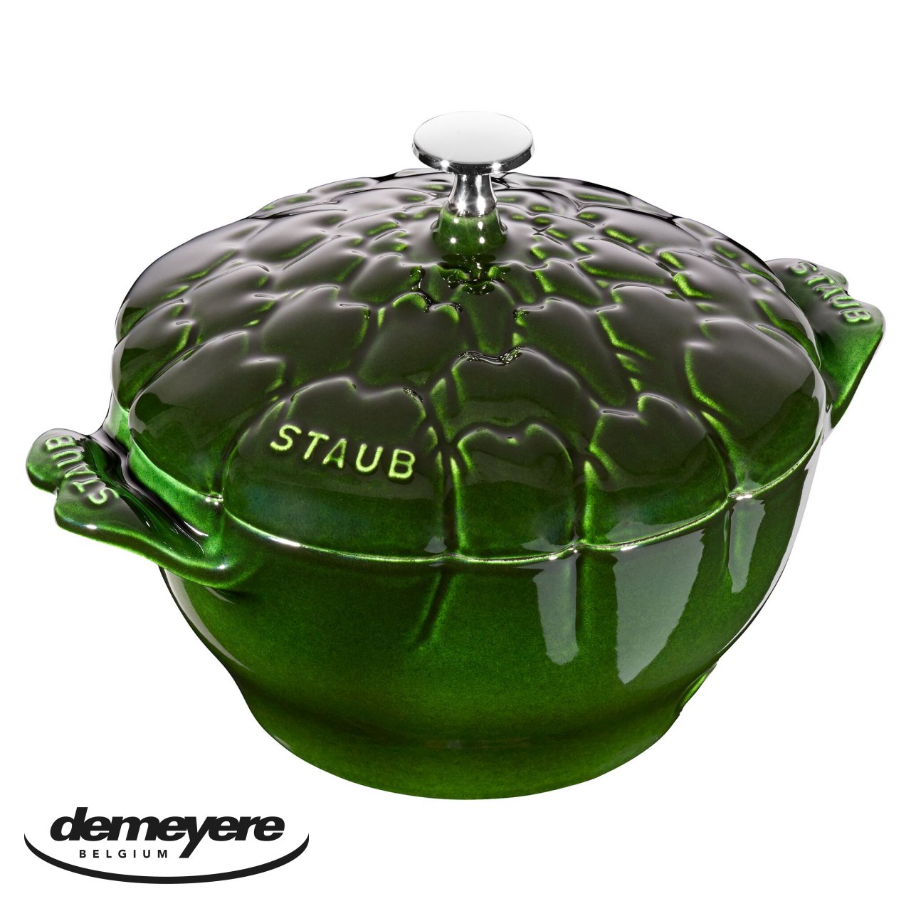 Cocotte carciofo Staub 22 cm basilico 40501-094-0 - immagine 2