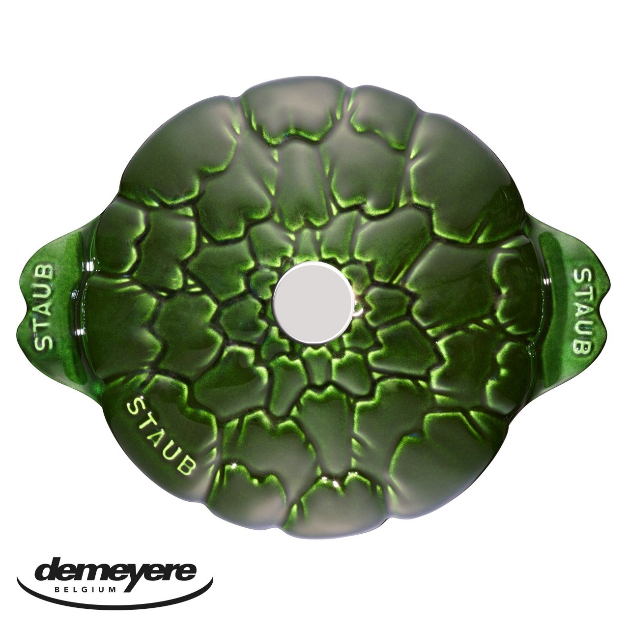 Cocotte carciofo Staub 22 cm basilico 40501-094-0 - immagine 3