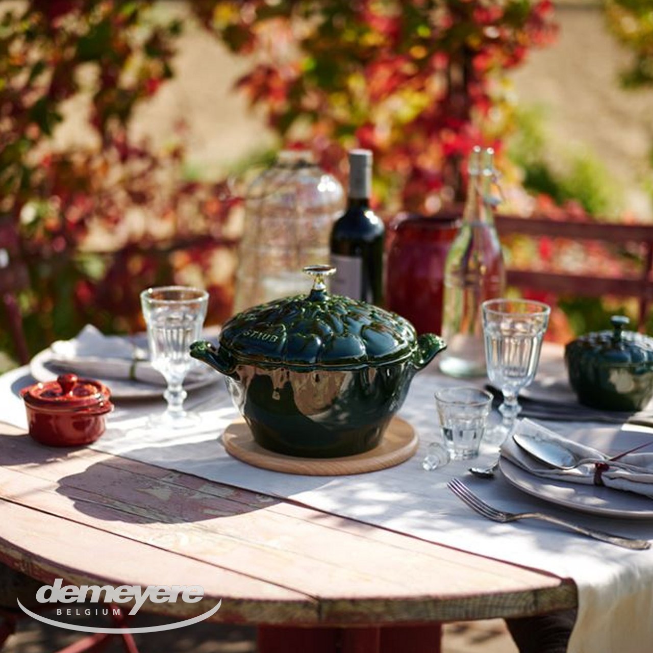 Cocotte carciofo Staub 22 cm basilico 40501-094-0 - immagine 8