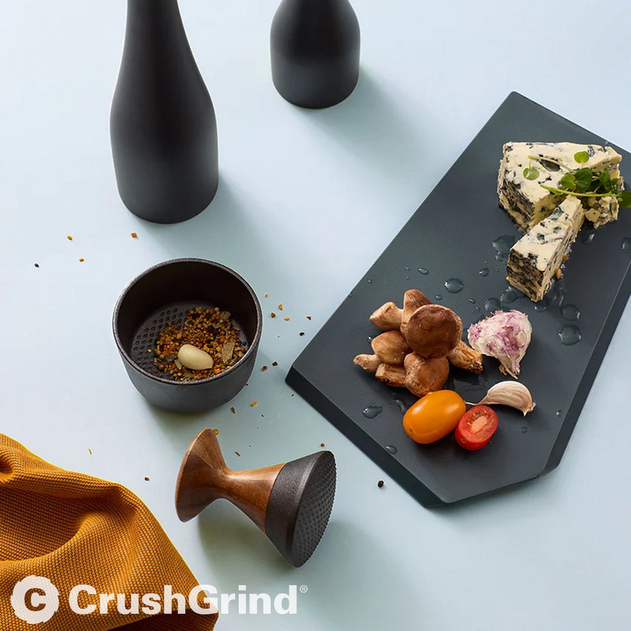 Mortaio CrushGrind Kiruna in ghisa CGKIRBK - immagine 7