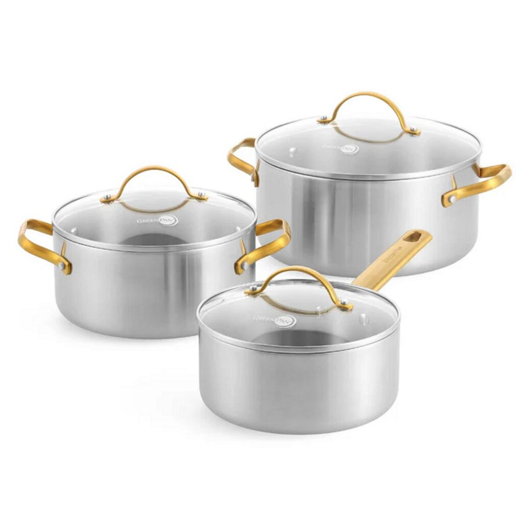 Batteria GreenPan Padova Steel set da 6 pezzi CC010168-001